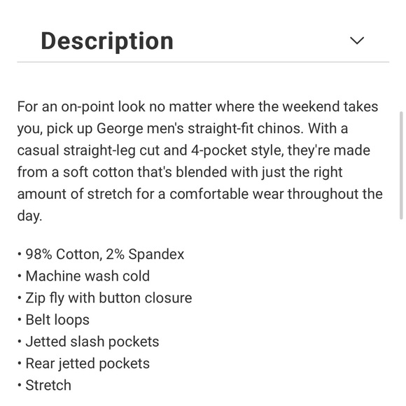 George Straight Fit Chinos - Picture 8 of 8